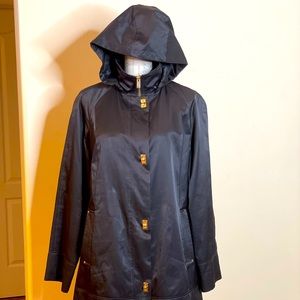 Black New York Jones Raincoat. XL